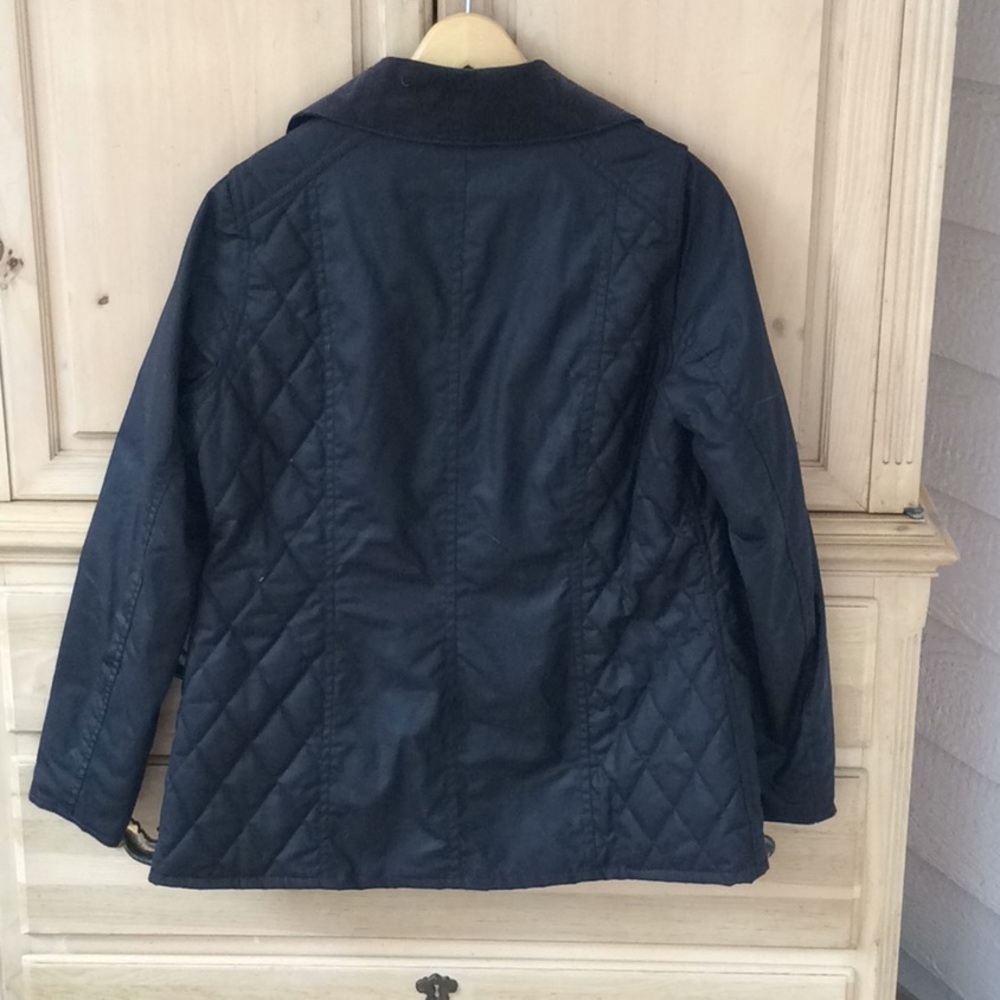Barbour Black Wax Jacket - Size US size 10 - EUC - Picture 4 of 7